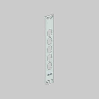 CONTROPIASTRA INOX 'CP2500' SECUREMME Interasse 37 mm - SECUREMME