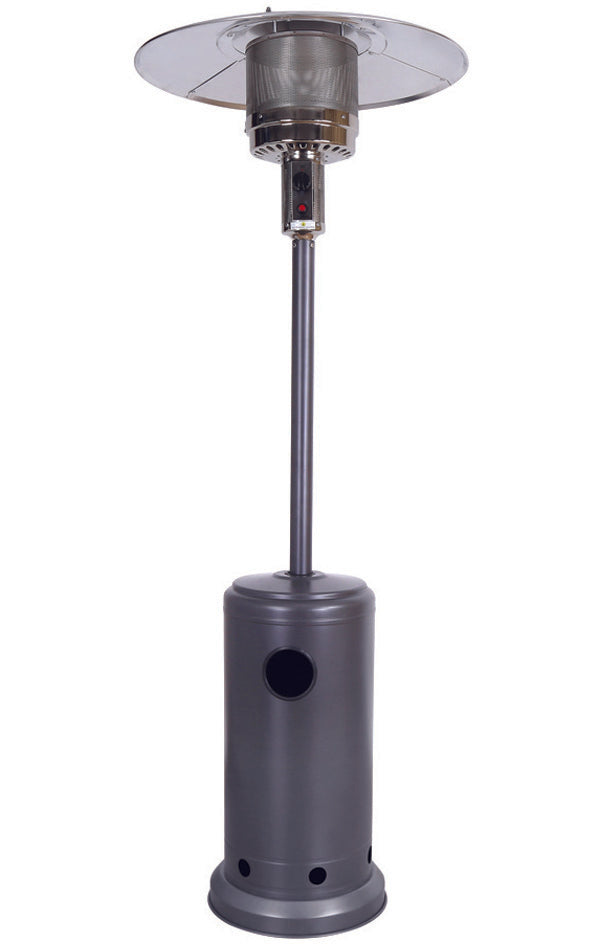 OMBRELLO TERMICO A INFRAROSSI 12 KW GRIGIO  misure ø cm.82x230h.  peso kg.25    SYNTESY