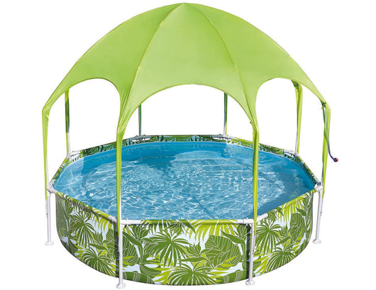 PISCINA SPLASHINSHADE COPERTA CON PIOGGIA CM.244x51H.  kg.13,4  lt.1.688 (art.56432)    BESTWAY