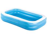 PISCINA GONFIABILE FAMILY RETTANGOLARE 2 ANELLI  +6 ANNI  cm.262x175x51h.  peso Kg.4,8 (art.54006)    BESTWAY