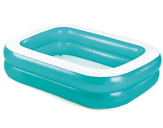 PISCINA GONFIABILE FAMILY RETTANGOLARE 2 ANELLI  +6 ANNI  cm.200x146x48h  peso Kg.3,300 (art.54005)    BESTWAY