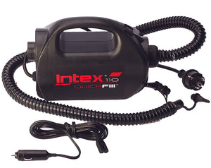 POMPA ELETTRICA QUICK FILL 220240V O 12V CON ACCENDISIGARI  peso kg.7,2 (68609)    INTEX