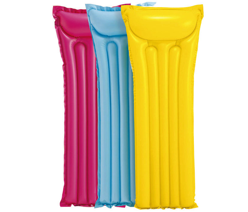 MATERASSINO GONFIABILE SINGOLO TRASPARENTE  cm.183x69  peso kg.0,68 (59703)    INTEX