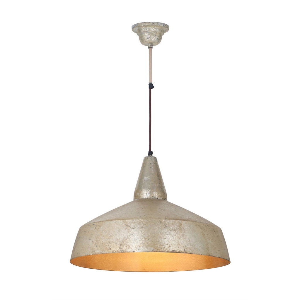 Lampada a sospensione Harlow 125 in ferro dorato