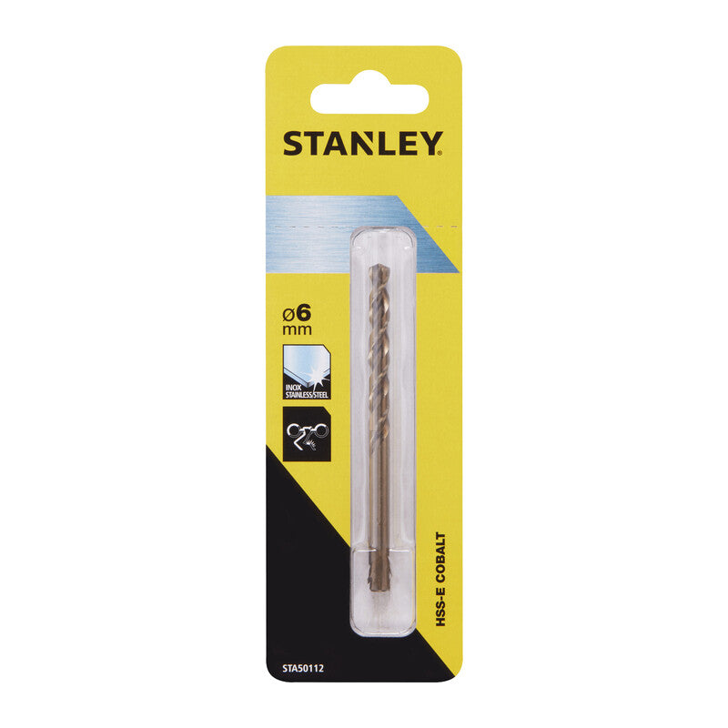 PIRANHA STANLEY STA50112 (X50112) PUNTA AL COBALTO 6 MM- STANLEY- 1,0 pz