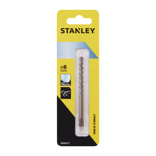 PIRANHA STANLEY STA50112 (X50112) PUNTA AL COBALTO 6 MM- STANLEY- 1,0 pz