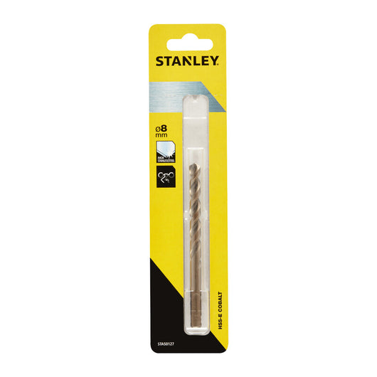 PIRANHA STANLEY STA50127 (X50127) PUNTA AL COBALTO 8 MM- STANLEY- 1,0 pz