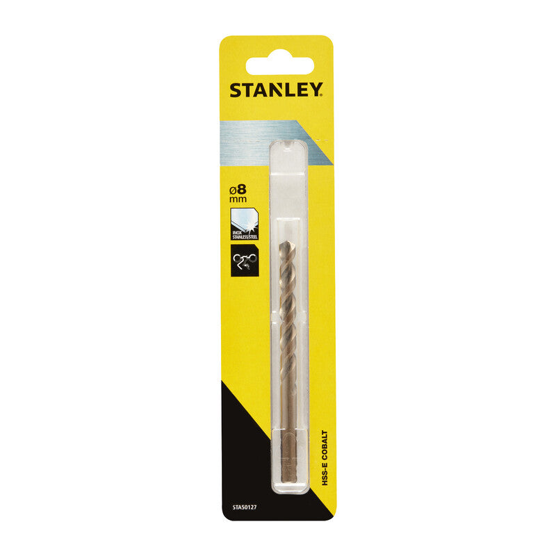 PIRANHA STANLEY STA50127 (X50127) PUNTA AL COBALTO 8 MM- STANLEY- 1,0 pz