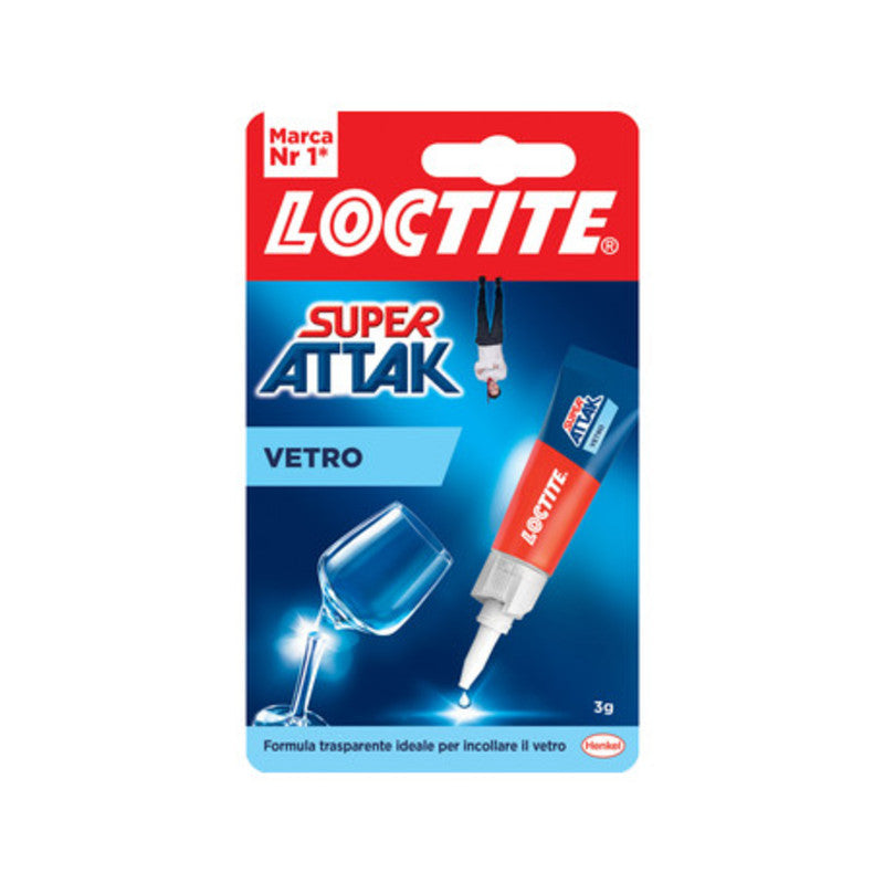 ADESIVO SUPER ATTAK VETRO 3 G- HENKEL ITALIA- 1,0 pz