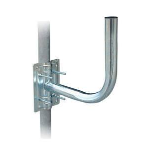 SUPPORTO ANTENNA CURVO PALO MURO 24 CM FIG.2- 1,0 pz