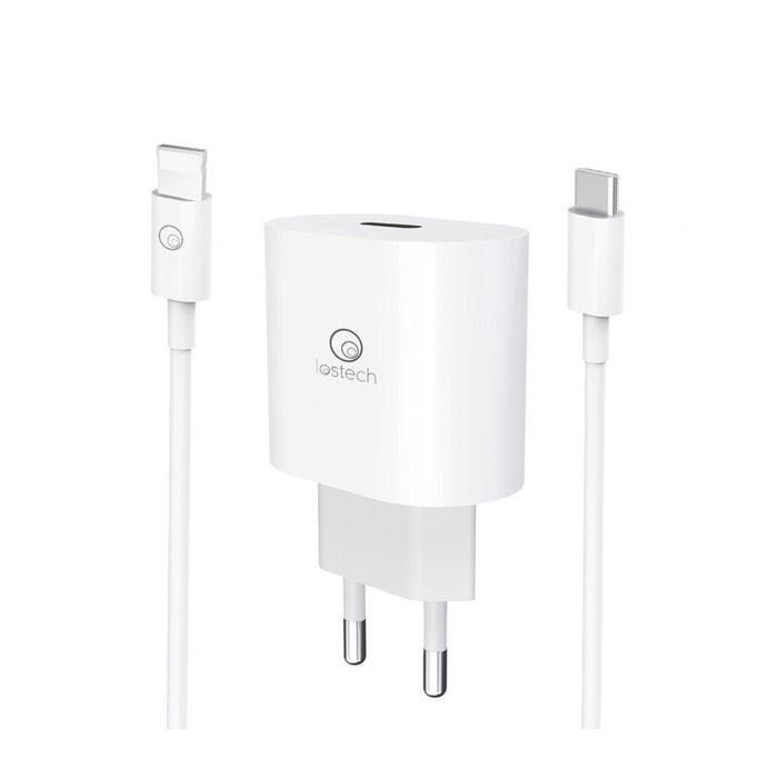 CARICATORE SUPER RAPIDO C/CAVO DA USB-C A LIGHTING 120 CM- 1,0 pz