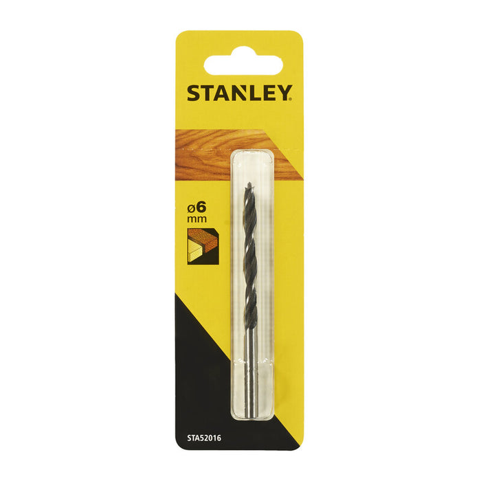 PIRANHA STANLEY STA52016 (X52016) PUNTA ELICOIDALE 6 MM- STANLEY- 1,0 pz