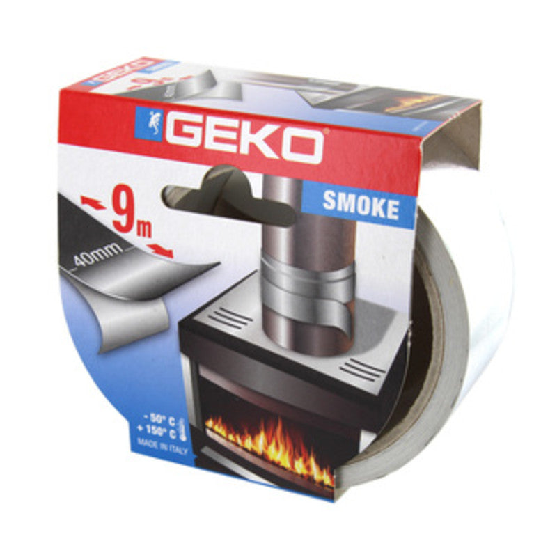 NASTRO ALLUMINIO ADES. ALTE TEMP. 40MMX9M SILVER- 1,0 pz