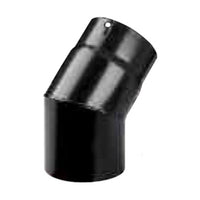 GOMITO PLUS PORCELLANATO 45 D 12 CM NERO OPACO- 1,0 pz