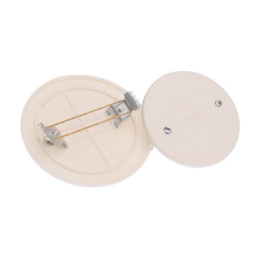 COPERCHIO A VITE P/CASSETTA INCASSO D 60 MM- ELETTROCANALI- 50,0 pz