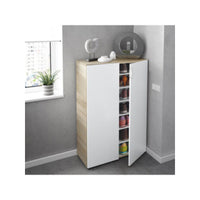 KIT SCARPIERA 2 ANTE + 6 RIPIANI MAXI 72X36X103 ROV. BIAN- 1,0 pz