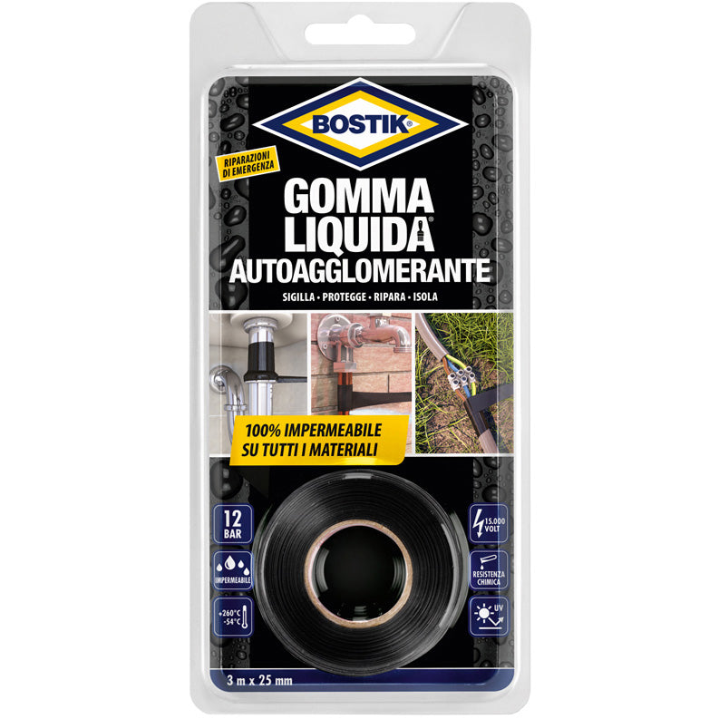 BOSTIK GOMMA LIQUIDA AUTOAGGLOM 25MMX3M BL- 6,0 pz