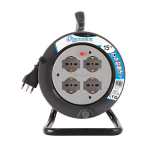 AVVOLGICAVO 15 M SEZ 3X1,5 4BIP SCH+PROT 49217- ELECTRALINE 3PMARK- 1,0 pz