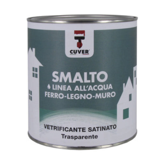 SMALTO ALLACQUA VETRIFICANTE CUVER TRASP SAT 750 ML- COLORIFICIO I.CO.RI.P.- 1,0 pz