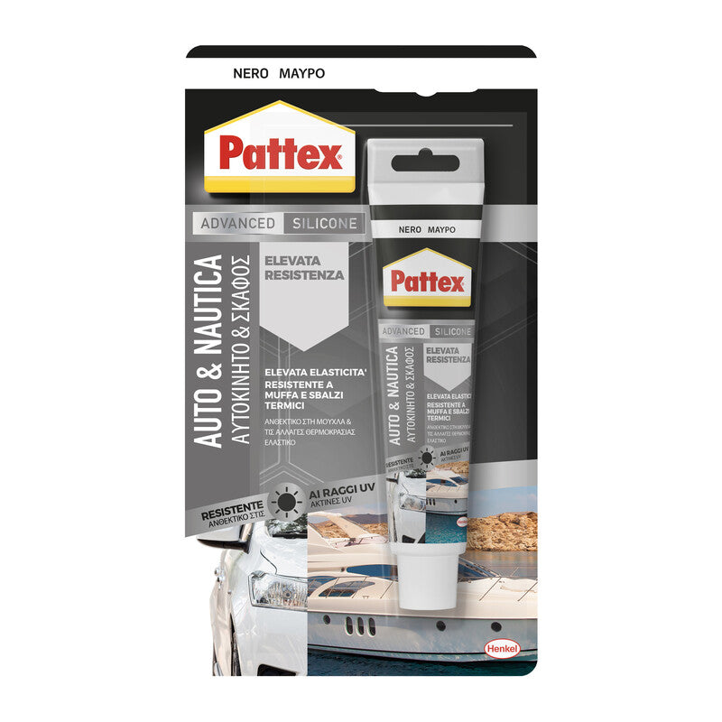 PATTEX SILICONE AUTONAUTICA 50 ML- HENKEL ITALIA- 12,0 pz