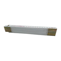 DOPPIO METRO 10 ASTE 16 MM LEGNO BIANCO- 12,0 pz