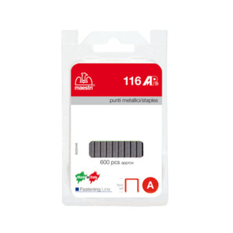 MAESTRI BLISTER PUNTI SPILLATRICE ART. 116 AP   600 PZ- MAESTRI- 1,0 confezione