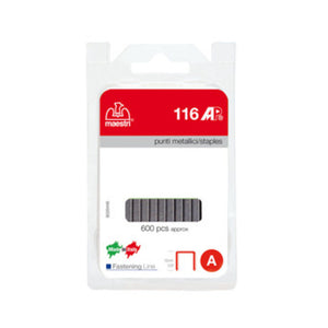 MAESTRI BLISTER PUNTI SPILLATRICE ART. 116 AP   600 PZ- MAESTRI- 1,0 confezione
