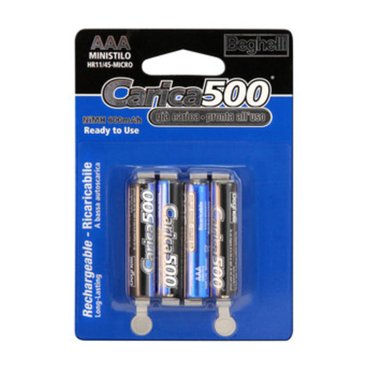BEGHELLI BATTERIA RICAR MINISTILO 800MAH BL 4 8852- BEGHELLI- 10,0 blister