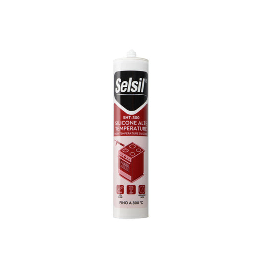 SELSIL SILICONE ALTE TEMPERATURE SHT-300 ROSSO 310 ML- 1,0 pz