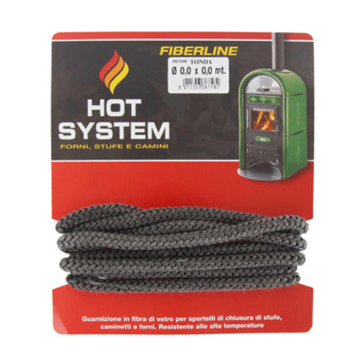 GUARNIZIONE FIBRA VETRO 12MMX2,5M STUFA- 6,0 confezione