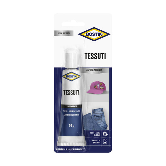 BOSTIK COLLA PER TESSUTI 50 G BLISTER- 6,0 pz