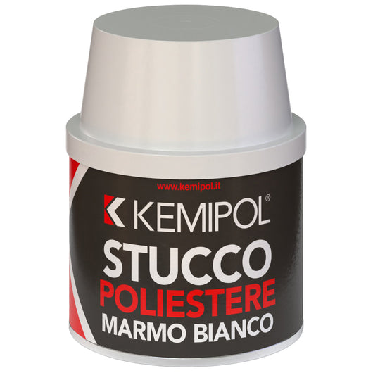 STUCCO POLIESTERE MARMO BIANCO 150 ML- 12,0 pz