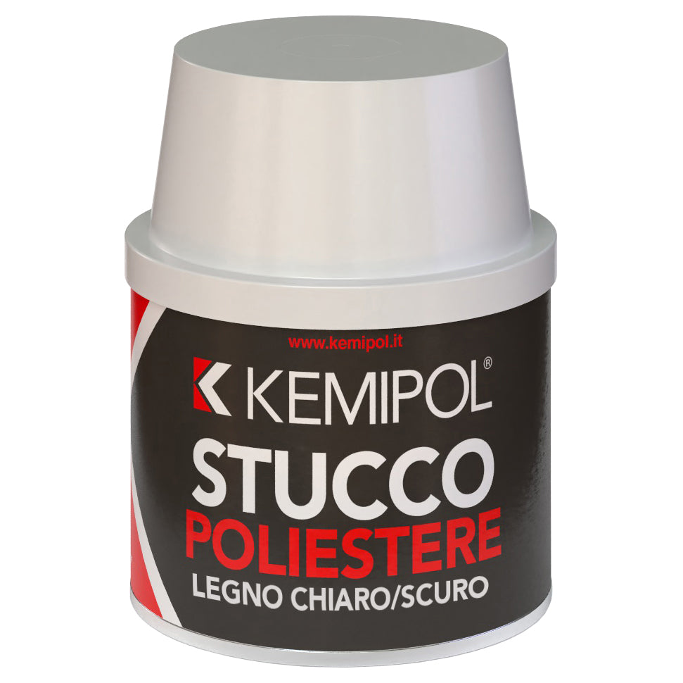 STUCCO POLIESTERE PER LEGNO CHIARO SCURO 150 ML- 12,0 pz