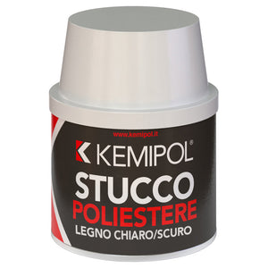 STUCCO POLIESTERE PER LEGNO CHIARO SCURO 150 ML- 12,0 pz