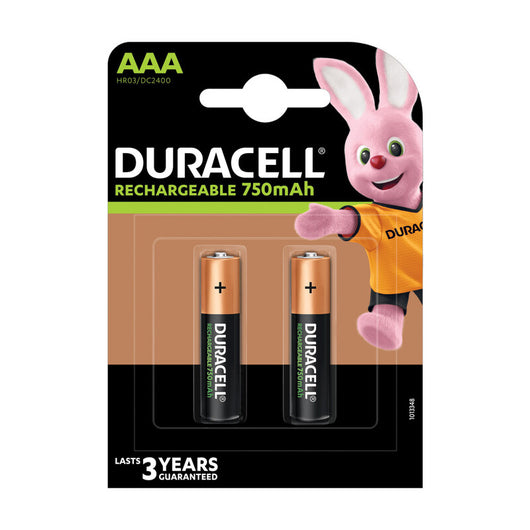 DURACELL BATT RICAR 750 MAH MINISTILO 2 PZ HR3- DURACELL- 10,0 pz