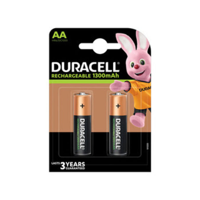 DURACELL BATT RICAR 1300 MAH STILO 2 PZ  HR6- DURACELL- 20,0 pz