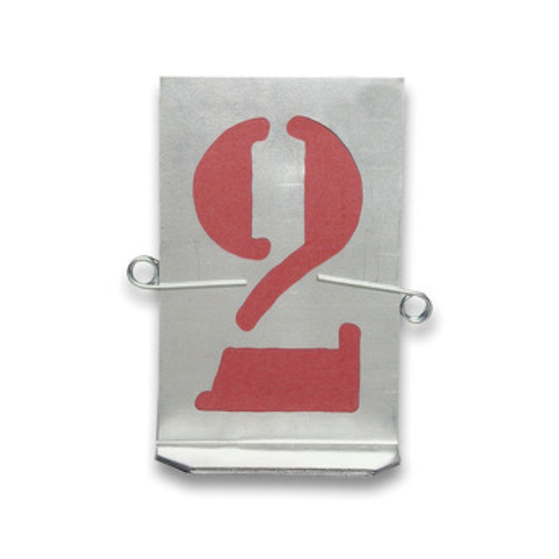 STAMPINI TRAFORATI 10 NUMERI DA  80 MM- UTENSILI ALFA- 1,0 pz