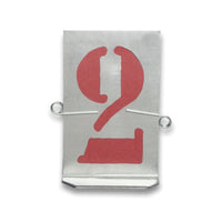 STAMPINI TRAFORATI 10 NUMERI DA  80 MM- UTENSILI ALFA- 1,0 pz