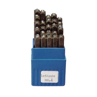 PUNZONI IN ACCIAIO SERIE 25 LETTERE 8X75 MM- 1,0 pz