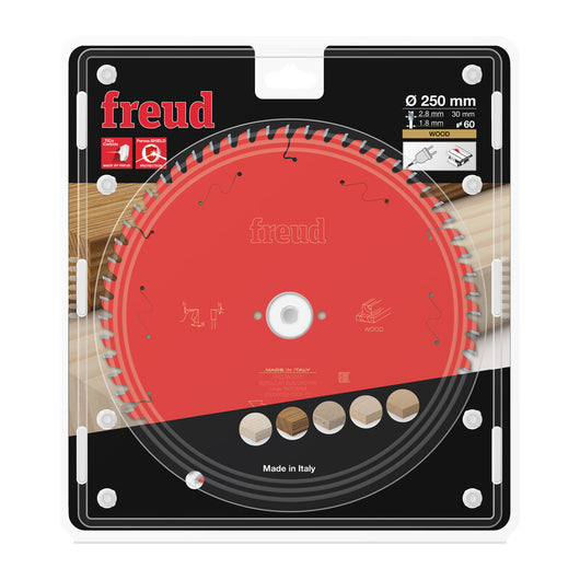 DISCO WIDIA PER LEGNO D 250 MM FORO 30 DENTI 60- FREUD- 1,0 pz