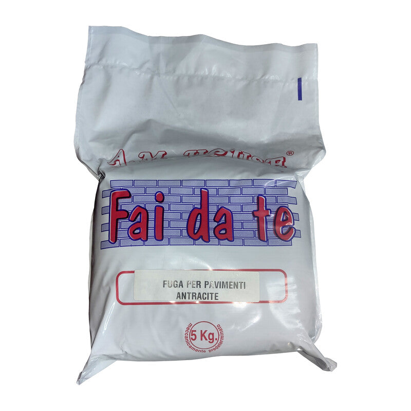FUGA PER PAVIMENTI ANTRACITE DA 5 KG- 4,0 pz