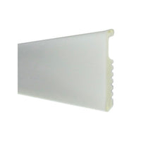 BATTISCOPA 75X8 POLISTIRENE LISCIO 200 CM BIANCO- 10,0 pz