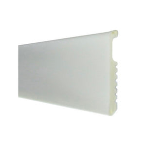 BATTISCOPA 75X8 POLISTIRENE LISCIO 200 CM BIANCO- 10,0 pz