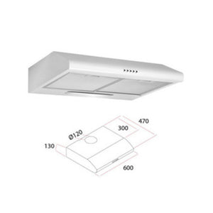 CAPPA ELETTRICA PER CUCINA 60 CM- AMAFLEX- 1,0 pz