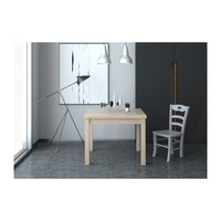 KIT TAVOLO LIBRO 90X90/180 CM OLMO- AZUR LINE- 1,0 pz