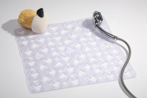 GEDY CO5555 TAPPETO DOCCIA VINILE CUORE 55X55 TRASP- GEDY- 1,0 pz