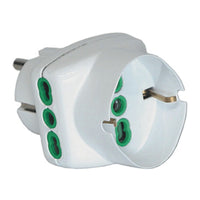 FME 82.230 ADATTATORE SCHUKO 2P+T BIPASSO+SCHUKO- FANTON- 5,0 pz