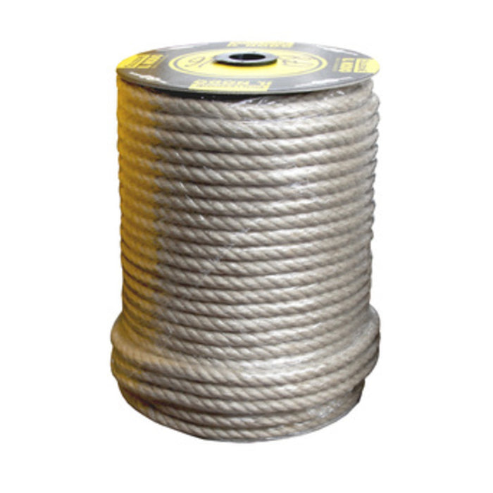 FUNE CANAPA CHIARA D 16 MM BOBINA 100 M CIRCA- 16,0 kg