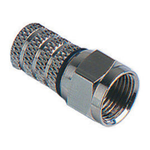 CONNETTORE A VITE TIPO F PER CAVO SAT TV 5,00MM- FME- 25,0 pz