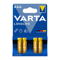 VARTA BATT LONGLIFE ALCALINA MINISTILO BL 4 PZ *- VARTA- 10,0 blister